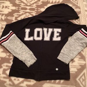 Zip up hoodie